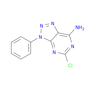 3H-1,2,3-Triazolo[4,5-d]pyrimidin-7-amine, 5-chloro-3-phenyl-
