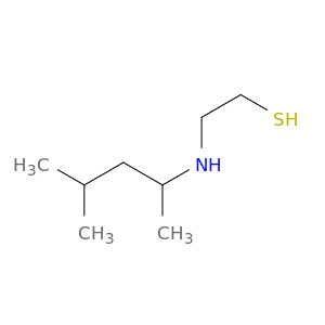 2-[(4-methylpentan-2-yl)amino]ethanethiol