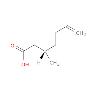 6-Heptenoic acid, 3-methyl-, (S)-