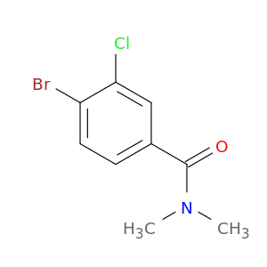 4-bromo-3-chloro-N,N-dimethylbenzamide
