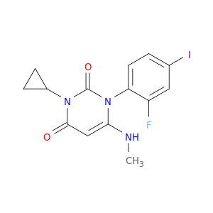 3-环丙基-1-(2-氟-4-碘苯基)-6-(甲基氨基)嘧啶-2,4(1H,3H)-二酮