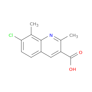 7-Chloro-2,8-dimethylquinoline-3-carboxylic acid