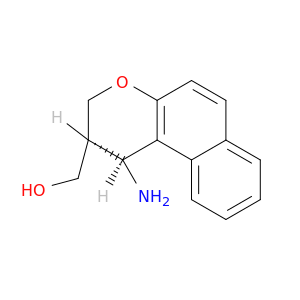 1H-Naphtho[2,1-b]pyran-2-methanol, 1-amino-2,3-dihydro-, cis-