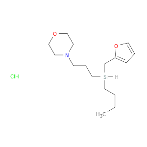 Morpholine, 4-[3-(butyl-2-furanylmethylsilyl)propyl]-, hydrochloride