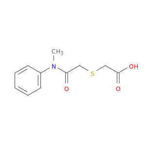 2-({[Methyl(phenyl)carbamoyl]methyl}sulfanyl)acetic Acid