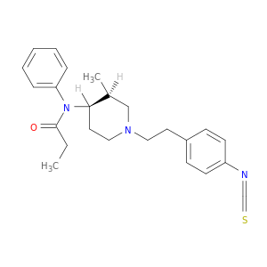 Propanamide,N-[1-[2-(4-isothiocyanatophenyl)ethyl]-3-methyl-4-piperidinyl]-N-phenyl-,(3S-cis)- (9CI)
