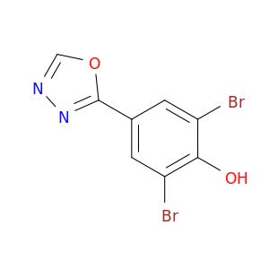 Phenol,2,6-dibromo-4-(1,3,4-oxadiazol-2-yl)-
