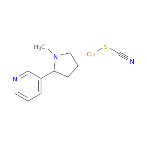 Copper,[3-(1-methyl-2-pyrrolidinyl)pyridine-N1](thiocyanato-S)-, (S)- (9CI)