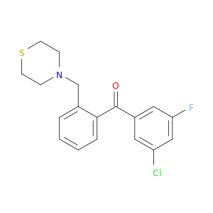 甲烷酮,(3-氯-5-氟苯基)[2-(4-硫代啉基甲基)苯基]-