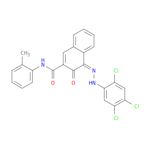 (4Z)-N-(2-METHYLPHENYL)-3-OXO-4-[(2,4,5-TRICHLOROPHENYL)HYDRAZINYLIDENE]NAPHTHALENE-2-CARBOXAMIDE