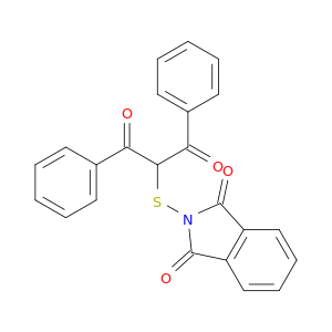 1H-Isoindole-1,3(2H)-dione, 2-[(1-benzoyl-2-oxo-2-phenylethyl)thio]-