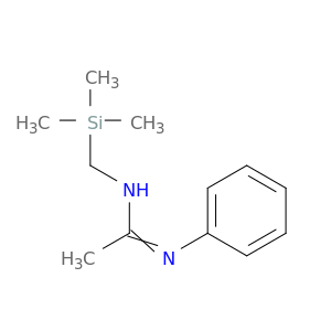 Ethanimidamide, N-phenyl-N'-[(trimethylsilyl)methyl]-