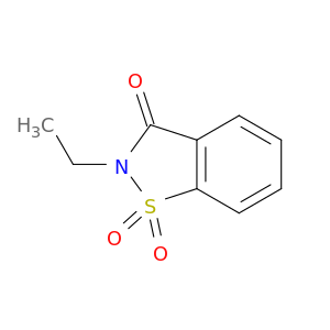 1,2-Benzisothiazol-3(2H)-one,2-ethyl-, 1,1-dioxide