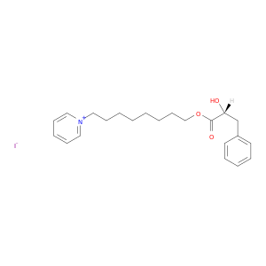 Pyridinium, 1-[8-[(2R)-2-hydroxy-1-oxo-3-phenylpropoxy]octyl]-, iodide