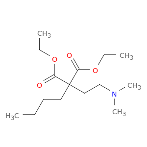 Propanedioicacid, 2-butyl-2-[2-(dimethylamino)ethyl]-, 1,3-diethyl ester