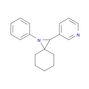 1-Azaspiro[2.5]octane, 1-phenyl-2-(3-pyridinyl)-