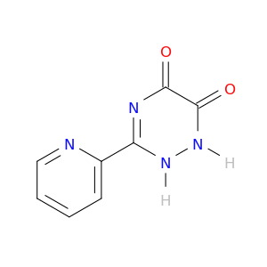 1,2,4-Triazine-5,6-dione, 1,2-dihydro-3-(2-pyridinyl)-