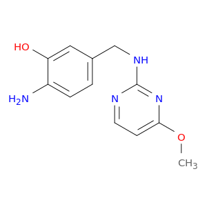 Phenol, 2-amino-5-[[(4-methoxy-2-pyrimidinyl)amino]methyl]-