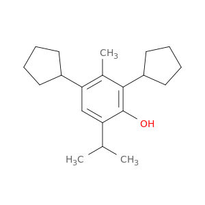 2,4-二环戊基-3-甲基-6-(1-甲基乙基)苯酚