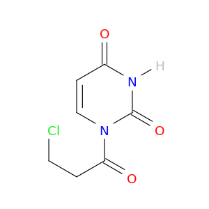 2,4(1H,3H)-Pyrimidinedione, 1-(3-chloro-1-oxopropyl)-