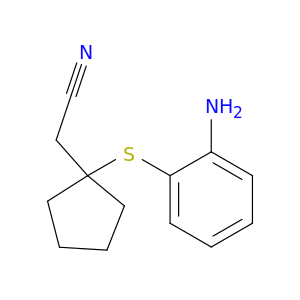 2-(1-[(2-Aminophenyl)sulfanyl]cyclopentyl)acetonitrile
