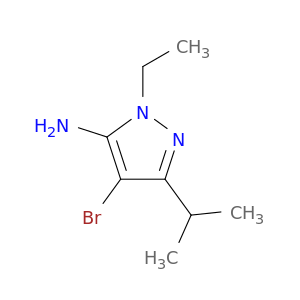 1-乙基-3-异丙基-5-氨基-4-溴吡唑