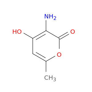 2H-Pyran-2-one, 3-amino-4-hydroxy-6-methyl-