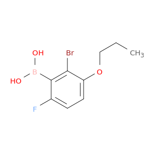 B-(2-溴-6-氟-3-丙氧基苯基)硼酸