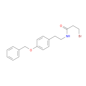 Propanamide, 3-bromo-N-[2-[4-(phenylmethoxy)phenyl]ethyl]-