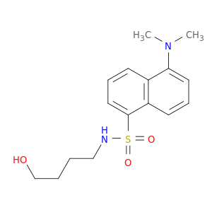 1-Naphthalenesulfonamide, 5-(dimethylamino)-N-(4-hydroxybutyl)-