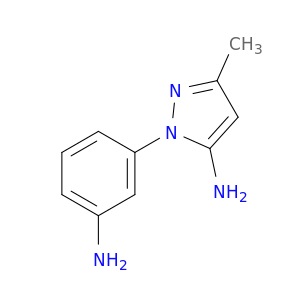 1H-Pyrazol-5-amine, 1-(3-aminophenyl)-3-methyl-