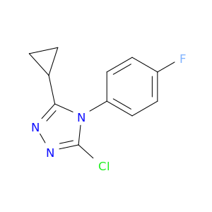 3-氯-5-环丙基-4-(4-氟苯基)-4H-1,2,4-三唑
