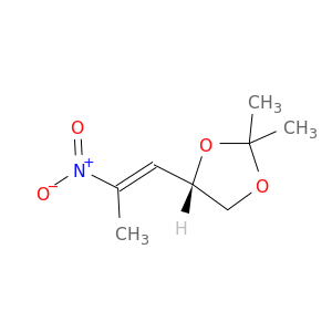 1,3-Dioxolane, 2,2-dimethyl-4-[(1E)-2-nitro-1-propenyl]-, (4S)-