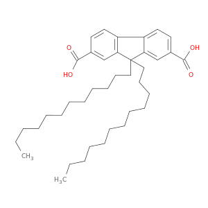9H-Fluorene-2,7-dicarboxylic acid, 9,9-didodecyl-