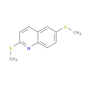 Quinoline, 2,6-bis(methylthio)-
