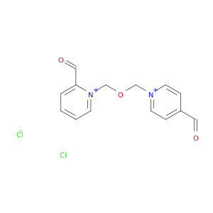 2,4'-DIFORMYL-1,1'-(OXYDIMETHYLENE)DIPYRIDINIUM DICHLORIDE
