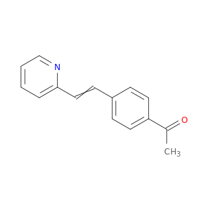 ETHANONE, 1-[4-[2-(2-PYRIDINYL)ETHENYL]PHENYL]-