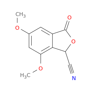 1-Isobenzofurancarbonitrile, 1,3-dihydro-5,7-dimethoxy-3-oxo-