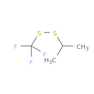 Disulfide,1-methylethyl trifluoromethyl (9CI)