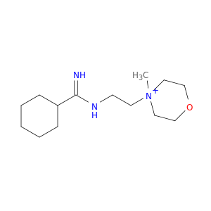 Morpholinium, 4-(2-((cyclohexylcarbonimidoyl)amino)ethyl)-4-methyl-