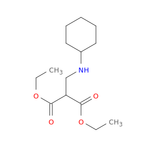 Propanedioic acid, [(cyclohexylamino)methyl]-, diethyl ester