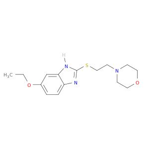 4-(2-(5-ETHOXY-1H-BENZO[D]IMIDAZOL-2-YLTHIO)ETHYL)MORPHOLINE