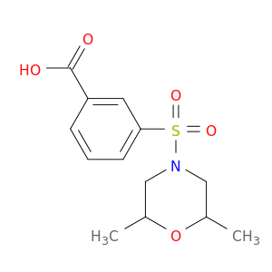 3-[(2,6-Dimethylmorpholin-4-yl)sulfonyl]benzoic Acid