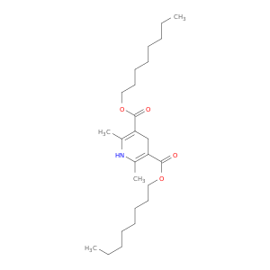 3,5-Pyridinedicarboxylic acid, 1,4-dihydro-2,6-dimethyl-, dioctyl ester