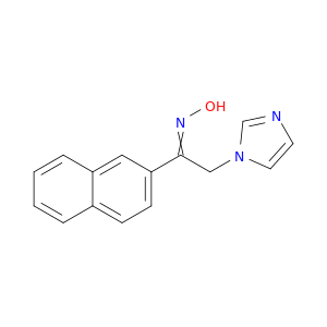 Ethanone, 2-(1H-imidazol-1-yl)-1-(2-naphthalenyl)-, oxime