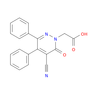 (5-CYANO-6-OXO-3,4-DIPHENYL-1(6H)-PYRIDAZINYL)ACETIC ACID