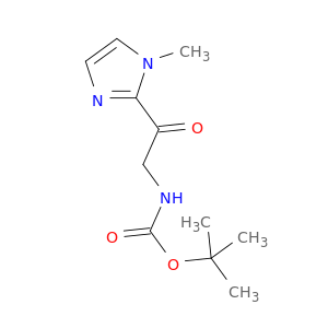 tert-Butyl (2-(1-methyl-1h-imidazol-2-yl)-2-oxoethyl)carbamate