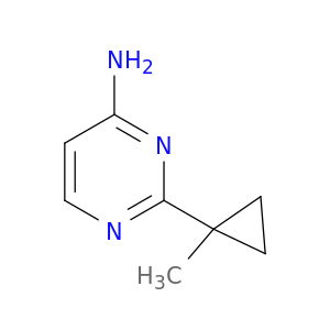 2-(1-methylcyclopropyl)pyrimidin-4-amine