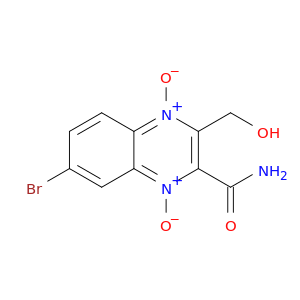 2-Quinoxalinecarboxamide, 7-bromo-3-(hydroxymethyl)-, 1,4-dioxide