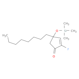 2-Cyclopenten-1-one, 2-fluoro-4-octyl-4-[(trimethylsilyl)oxy]-